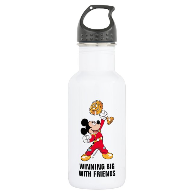 Mickey and the Roadster Racers | Mickey & Trophy Water Bottle (Front)