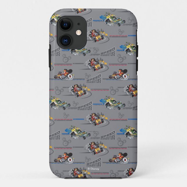 Mickey and the Roadster Racers Pattern Case-Mate iPhone Case (Back)