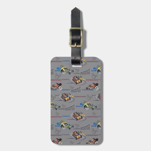 Mickey and the Roadster Racers Pattern Luggage Tag