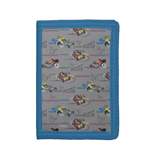 Mickey and the Roadster Racers Pattern Tri_fold Wallet