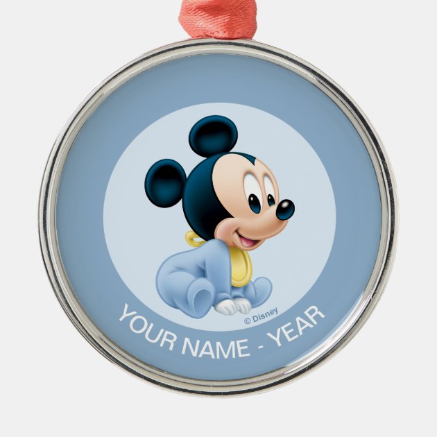 mickey baby's first christmas ornament