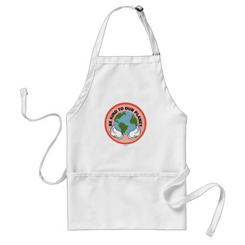 Mickey  Be Kind to Our Planet Adult Apron