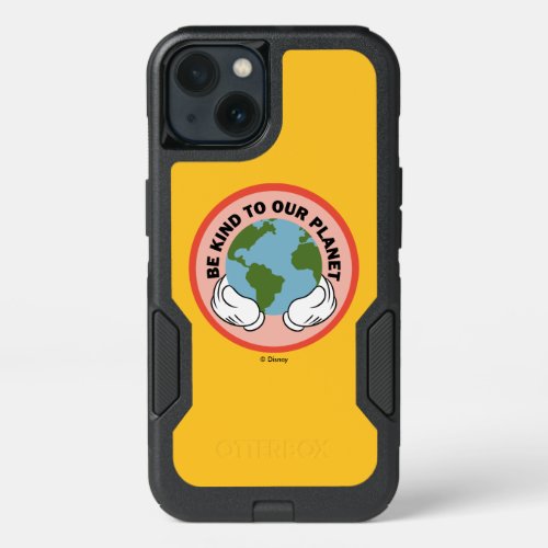 Mickey  Be Kind to Our Planet iPhone 13 Case
