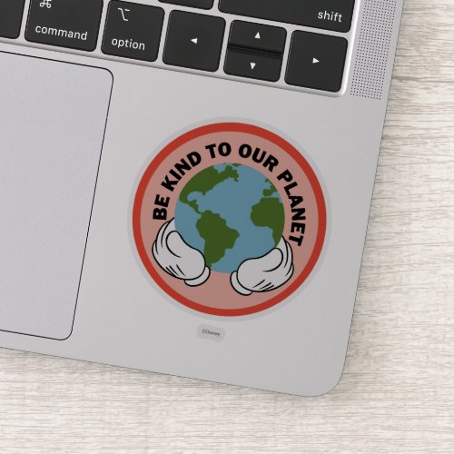 Mickey  Be Kind to Our Planet Sticker