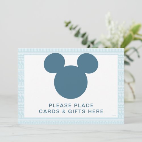 Mickey  Blue Aztec Baby Shower Cards  Gifts
