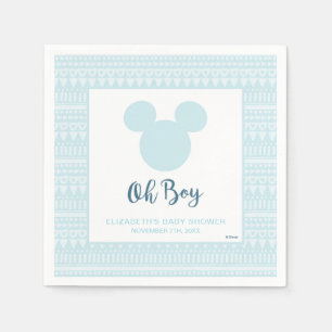 Mickey Blue Aztec Baby Shower Paper Napkins