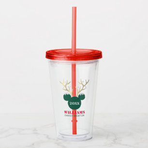 Mickey   Christmas Family Vacation Acrylic Tumbler