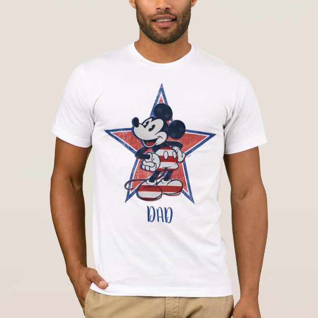 Mickey | Dad - Custom 4th of July T-Shirt (Front)