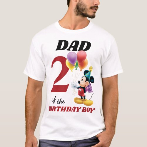 Mickey  Dad of the Birthday Boy T_Shirt