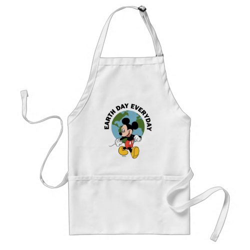 Mickey  Earth Day Everyday Adult Apron