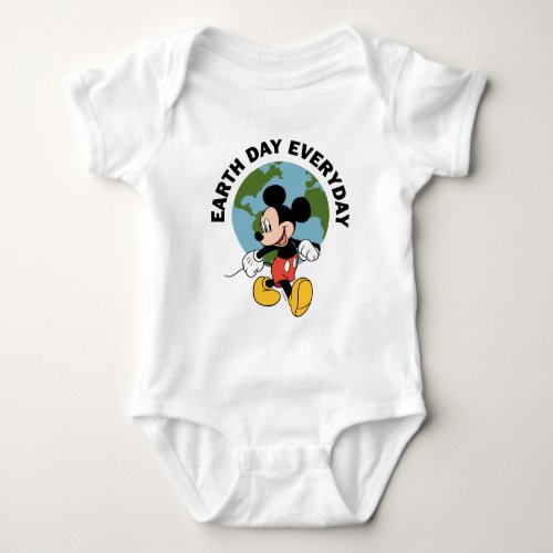 Mickey  Earth Day Everyday Baby Bodysuit