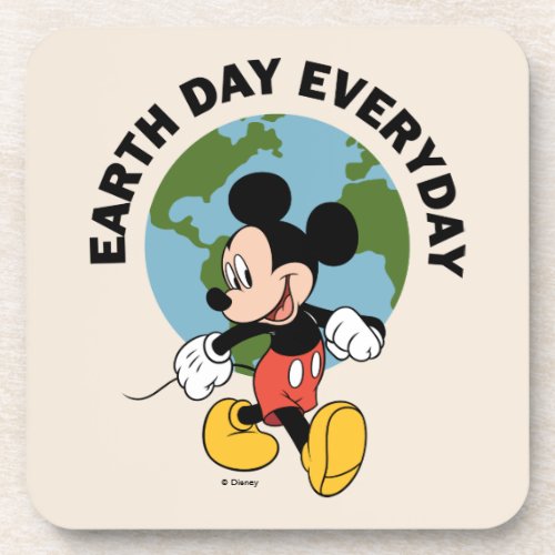 Mickey  Earth Day Everyday Beverage Coaster