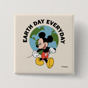 Mickey Earth Day Everyday Button