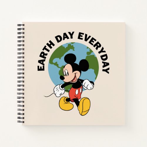 Mickey  Earth Day Everyday Notebook
