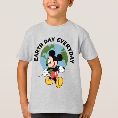 Mickey  Earth Day Everyday T_Shirt