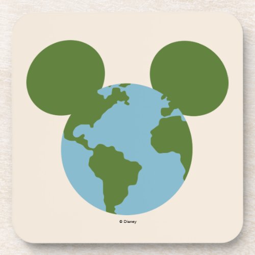 Mickey Earth Icon Beverage Coaster