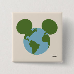Mickey Earth Icon Button