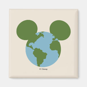 Mickey Earth Icon Magnet