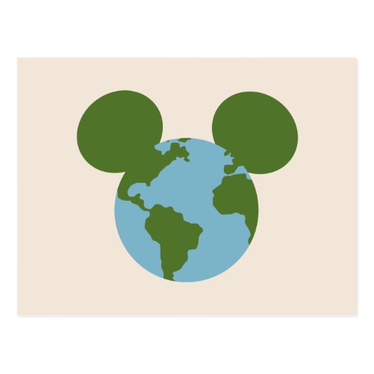 Mickey Earth Icon Postcard | Zazzle.com