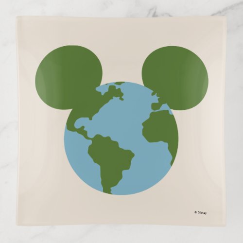 Mickey Earth Icon Trinket Tray
