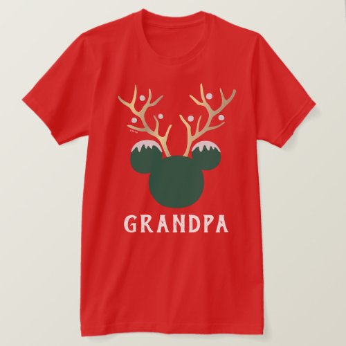 Mickey  Family Christmas  _ Grandpa T_Shirt
