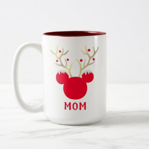 Mickey Family Christmas - Mom Two-Tone Coffee Mug