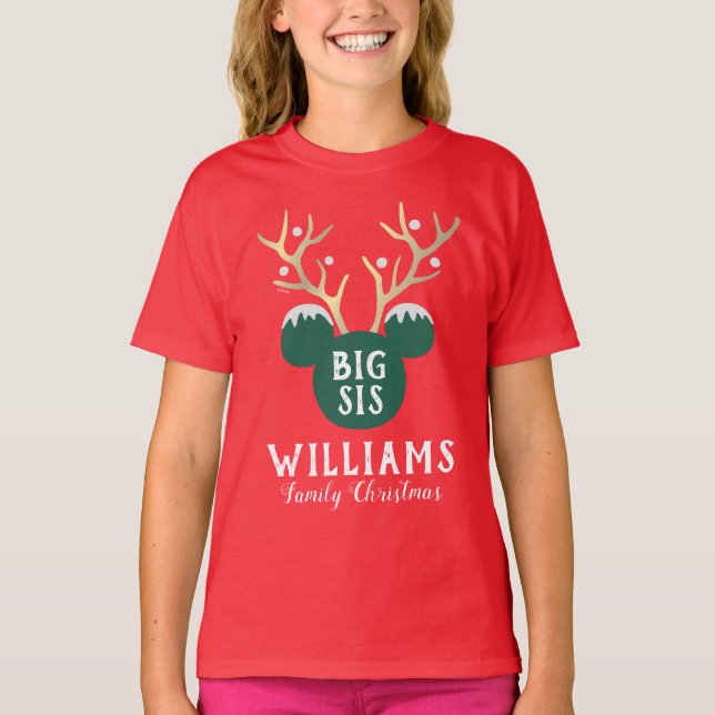 Mickey | Family Christmas - Sister T-Shirt (Front)