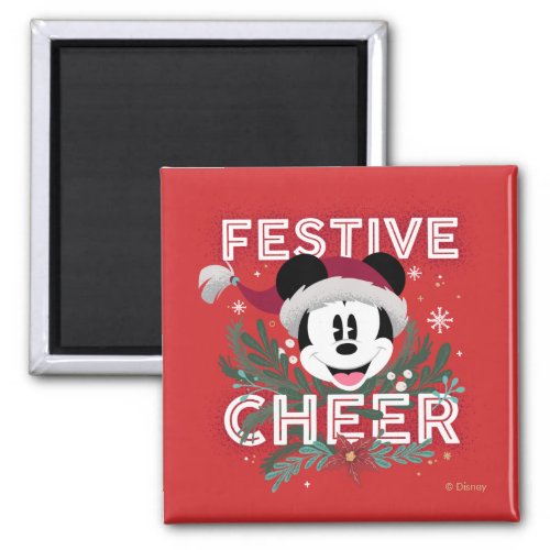 Mickey  Festive Cheer Magnet