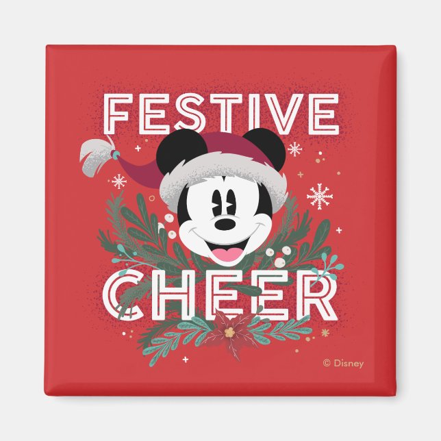 Mickey | Festive Cheer Magnet (Front)