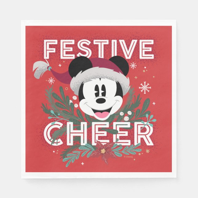 Mickey | Festive Cheer Napkins (Front)