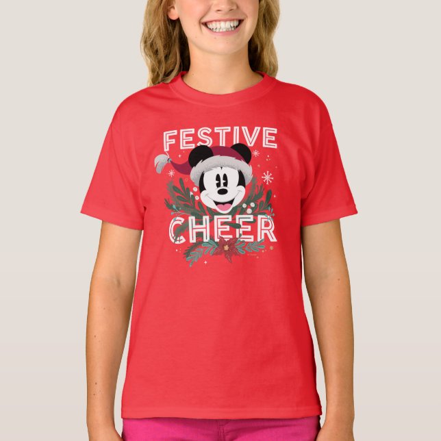 Mickey | Festive Cheer T-Shirt (Front)