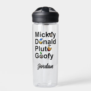 Mickey & Friends Add Your Name Water Bottle