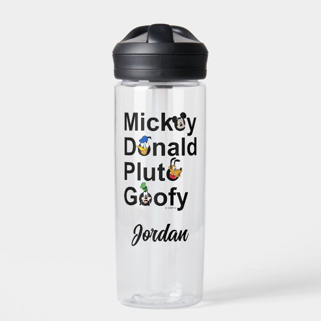 Mickey & Friends | Add Your Name Water Bottle (Front)