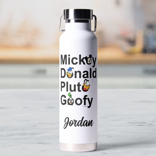Mickey & Friends | Add Your Name Water Bottle (Creator Uploaded)