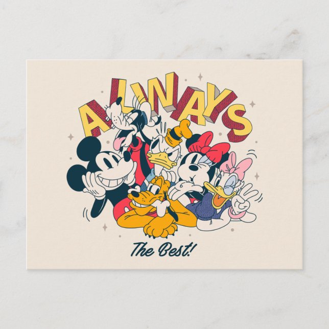 Mickey & Friends | Always The Best Postcard (Front)