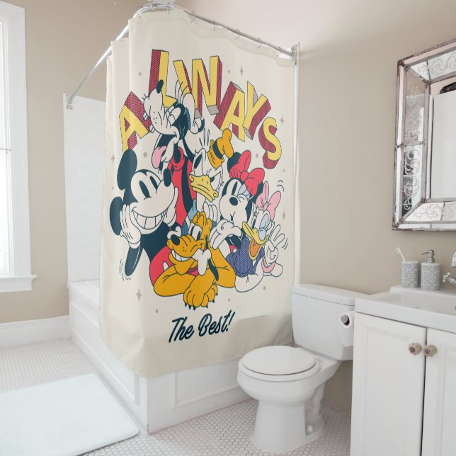 Mickey & Friends | Always The Best Shower Curtain (In Situ)