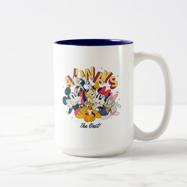 Mickey & Friends | Always The Best Two-Tone Coffee Mug (Right)