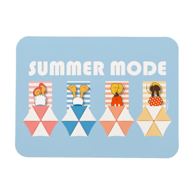 Mickey & Friends | Beach Summer Mode Magnet (Horizontal)