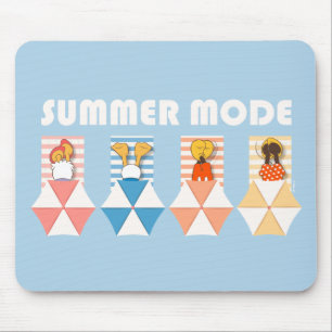 Mickey & Friends   Beach Summer Mode Mouse Pad