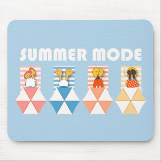 Mickey & Friends | Beach Summer Mode Mouse Pad