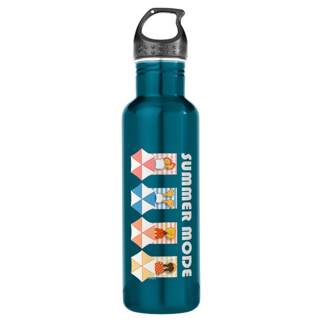Mickey & Friends | Beach Summer Mode Stainless Steel Water Bottle (Front)