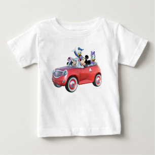 Mickey & Friends Car Baby T-Shirt
