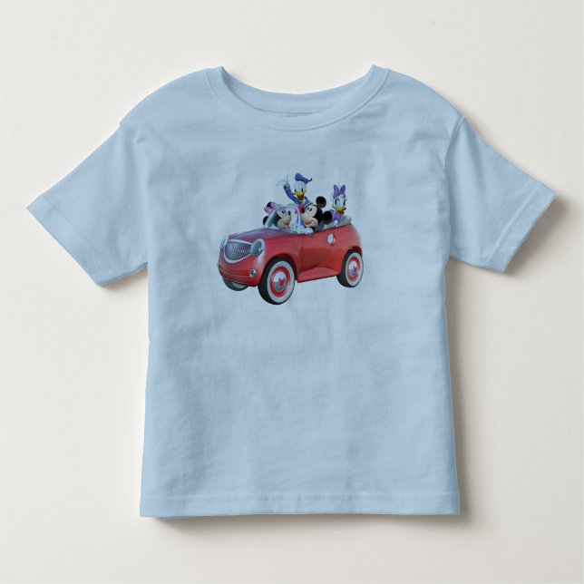 Mickey & Friends | Car Toddler T-shirt (Front)
