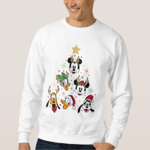 Mickey & Friends Character Christmas Tree Sweatshirt