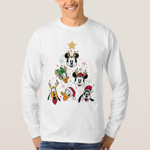 Mickey & Friends Character Christmas Tree T-Shirt