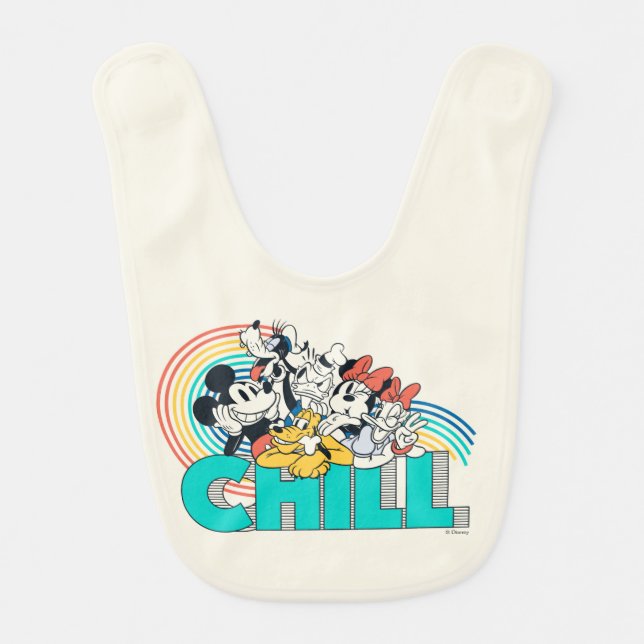Mickey & Friends | Chill Baby Bib (Front)