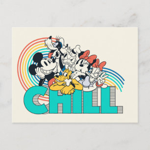 Mickey & Friends Chill Postcard