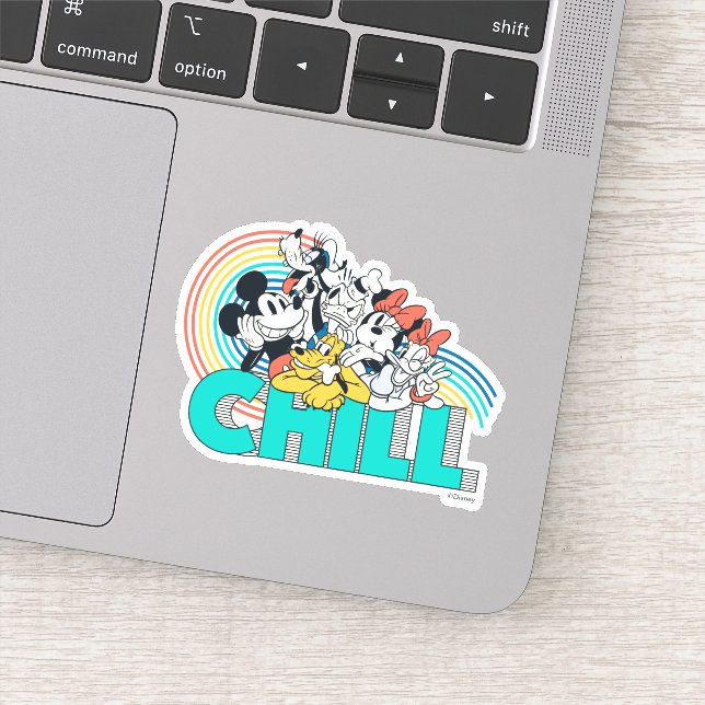 Mickey & Friends | Chill Sticker (Detail)