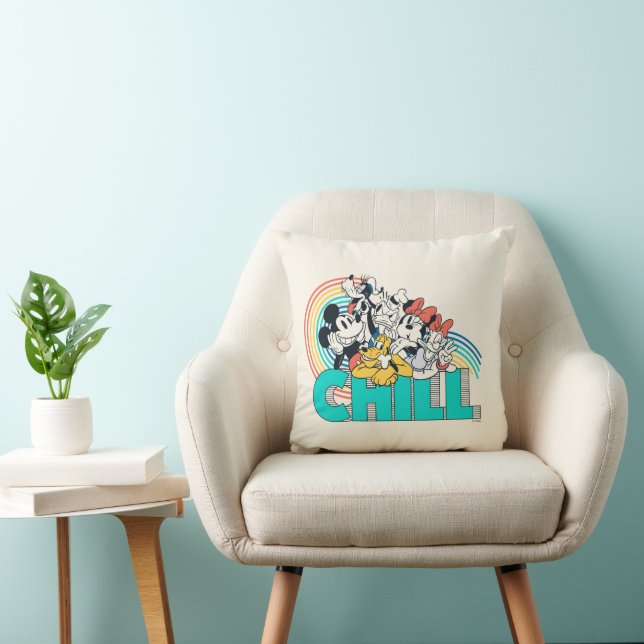 Mickey & Friends | Chill Throw Pillow (Chair)