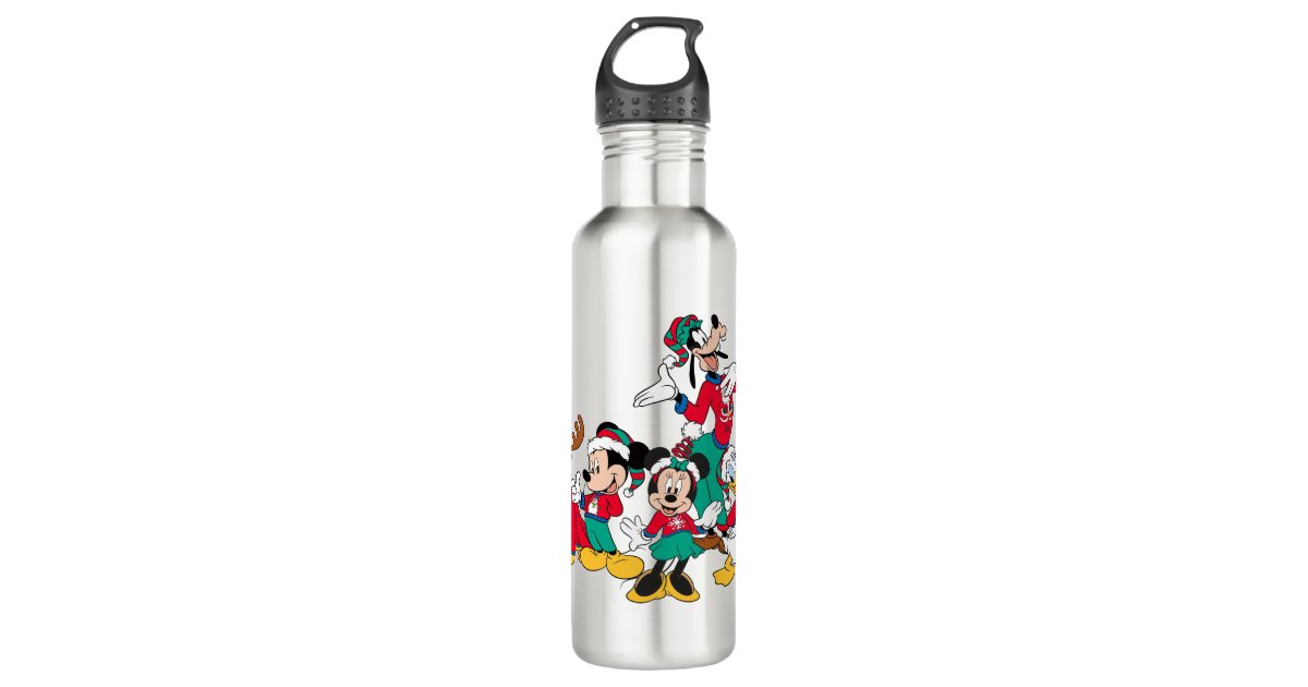Disney Mickey Mouse Stripes Water Bottle, 20 oz